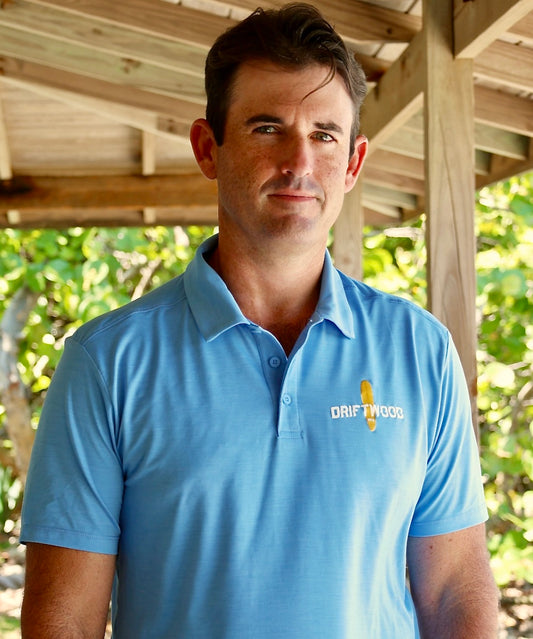 Pioneer - Lightweight Performance Golf Shirt - Blue