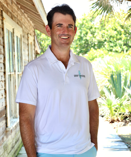 Pioneer - Lightweight Performance Golf Shirt - White