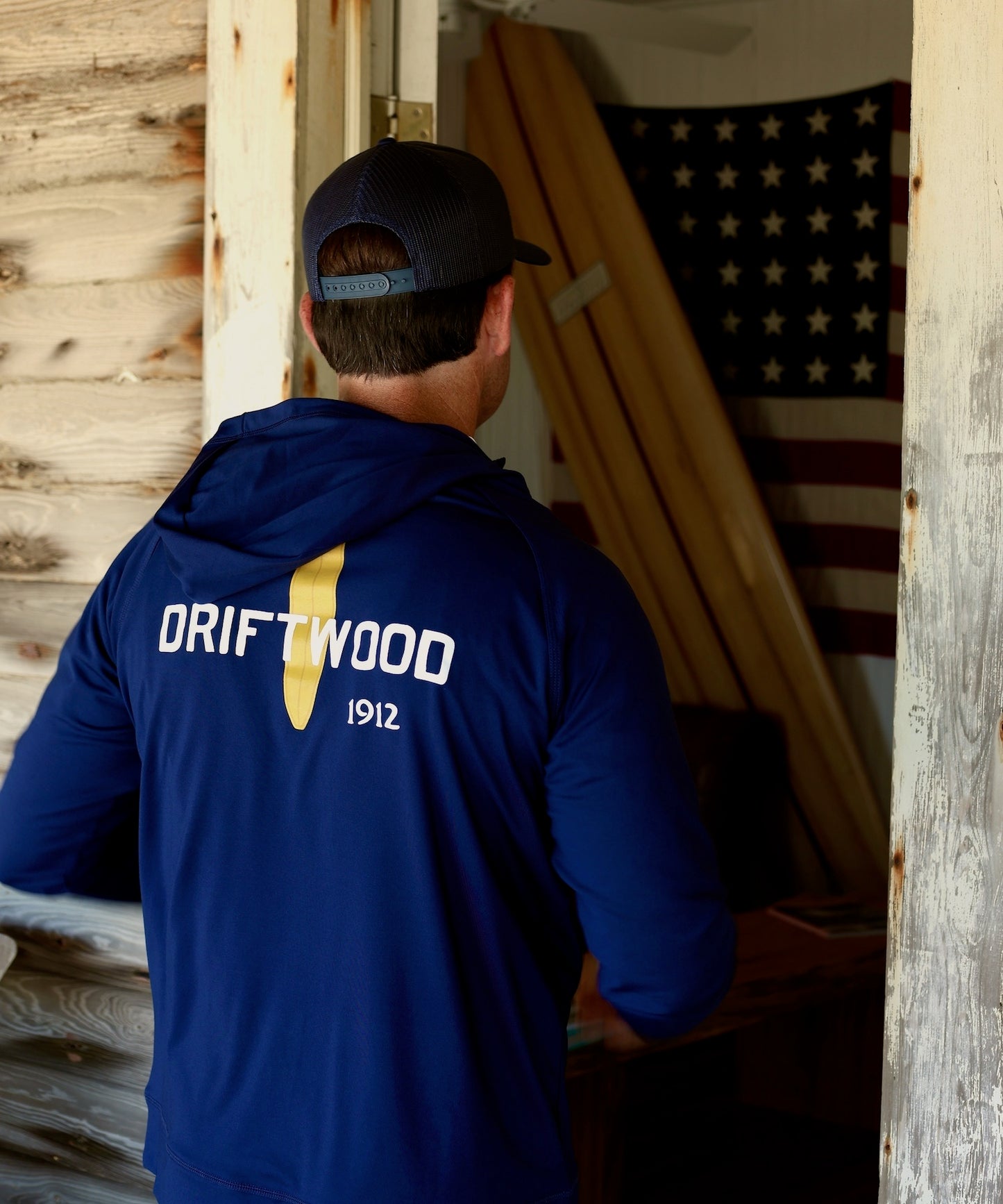 Breezy - Lightweight Performance Hoodie - Navy