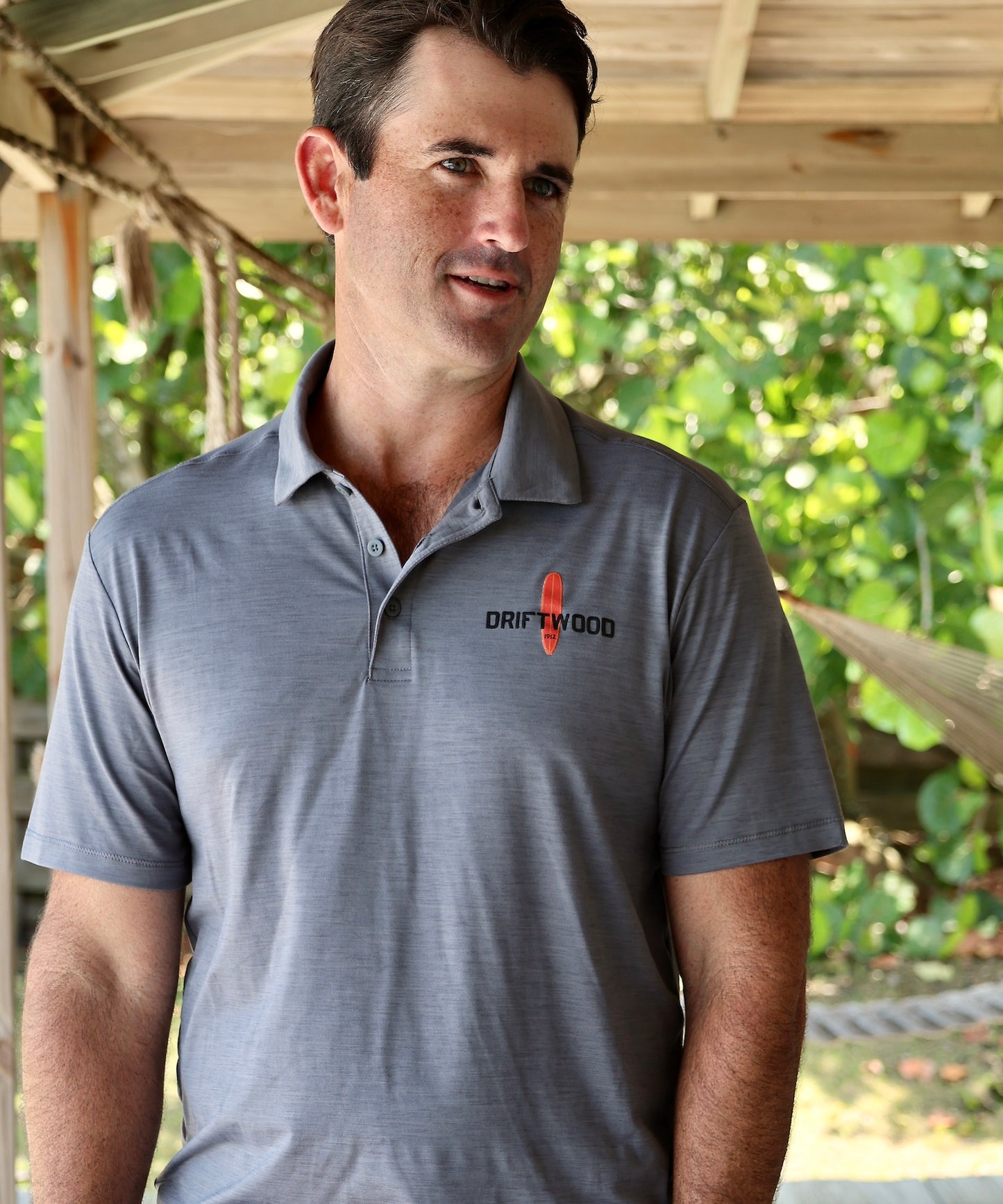 Land and Sea - Lightweight Performance Golf Shirt - Grey