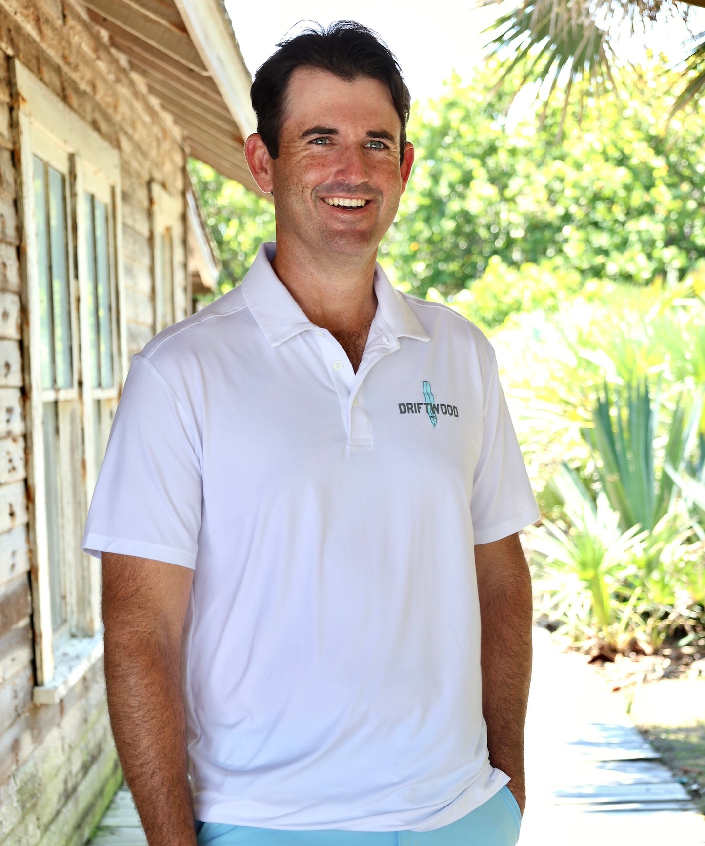 Pioneer - Lightweight Performance Golf Shirt - White