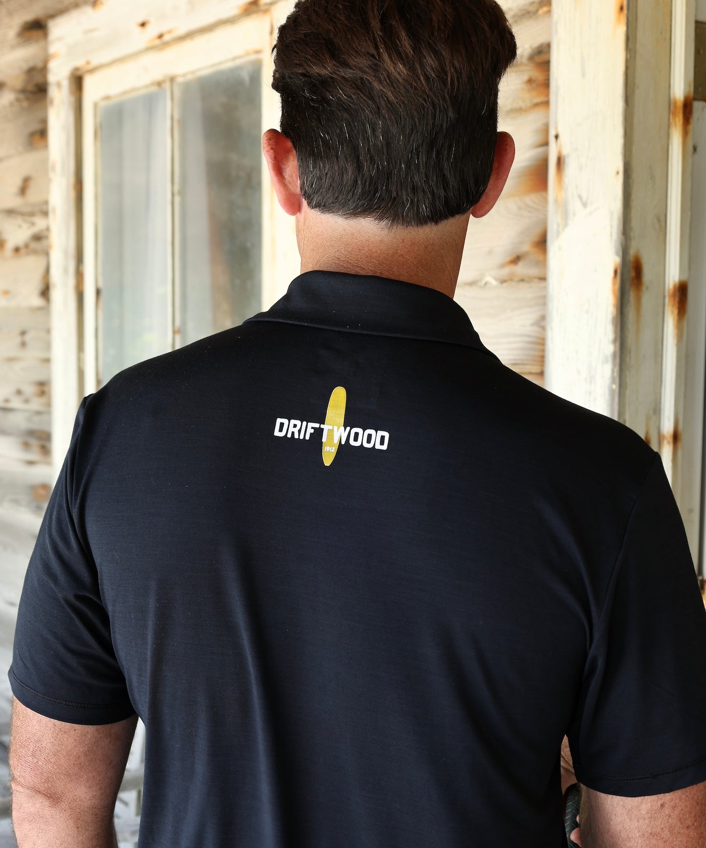 Land and Sea - Lightweight Performance Golf Shirt - Black
