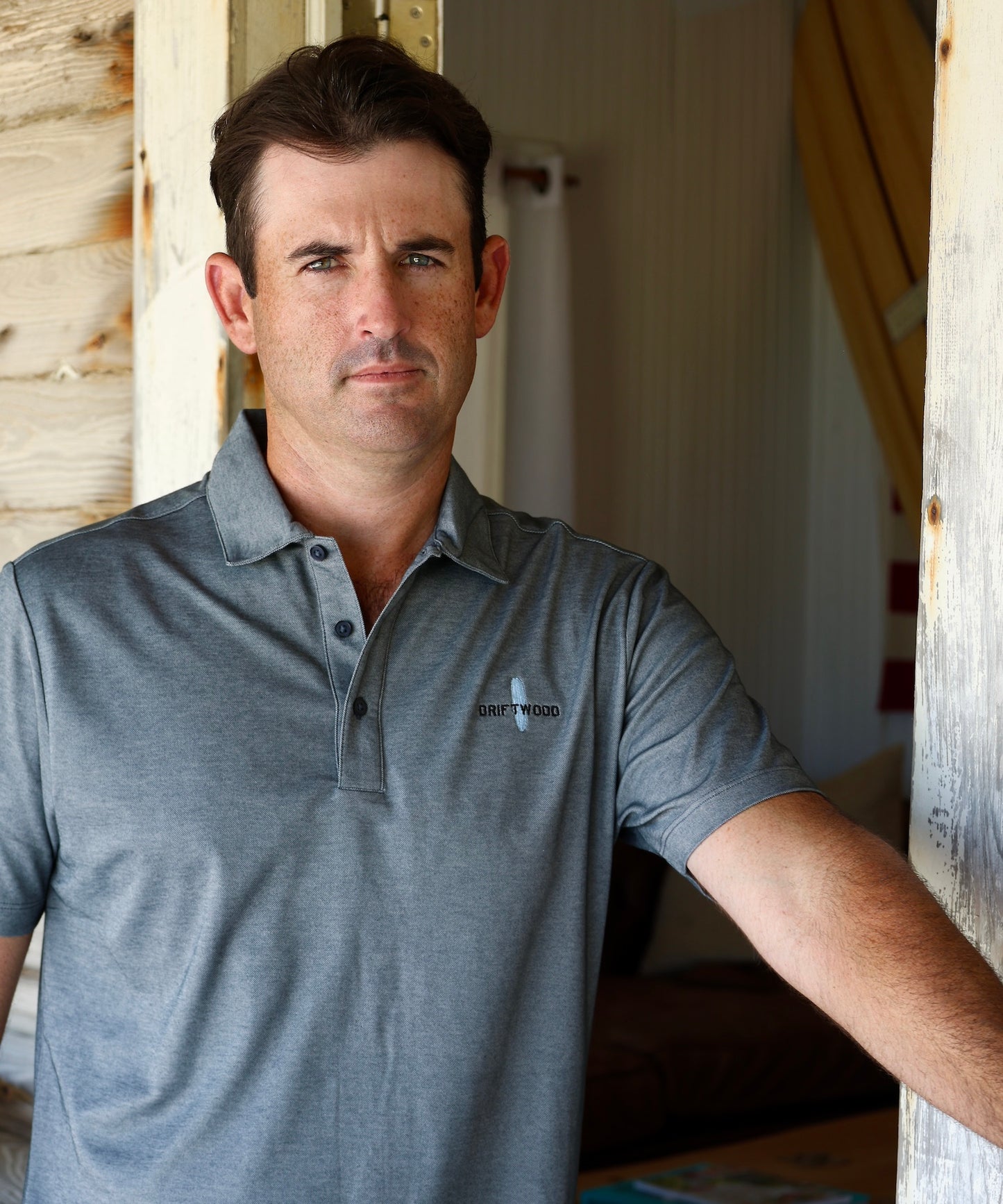 1912 - Classic Embroidered Golf Shirt - Grey