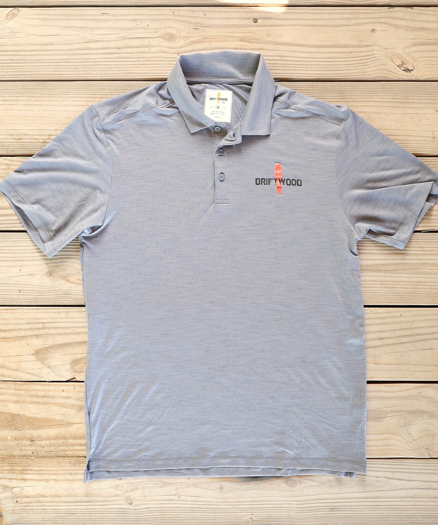 Land and Sea - Lightweight Performance Golf Shirt - Grey