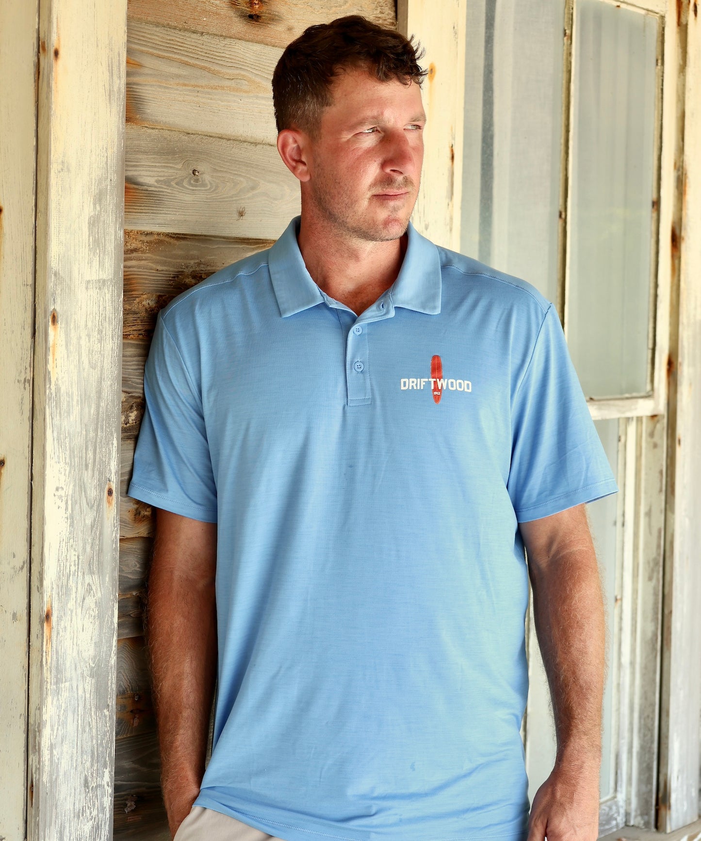Land and Sea - Lightweight Performance Golf Shirt - Blue