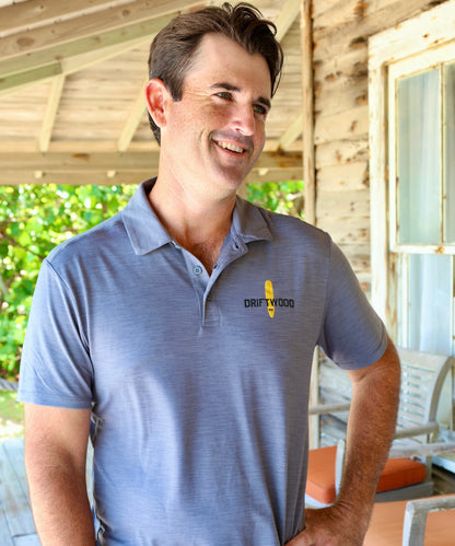Pioneer - Lightweight Performance Golf Shirt - Grey