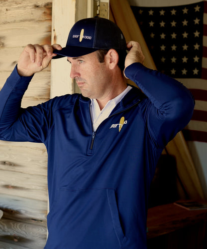 Breezy - Lightweight Performance Hoodie - Navy