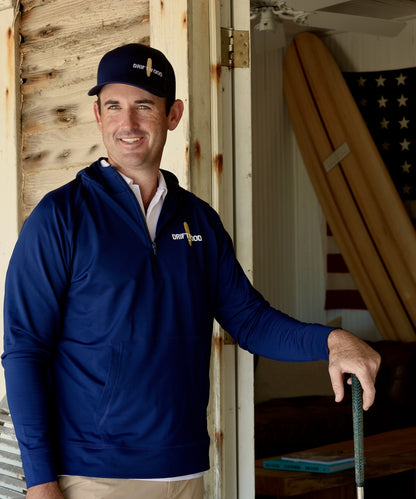 Breezy - Lightweight Performance Hoodie - Navy